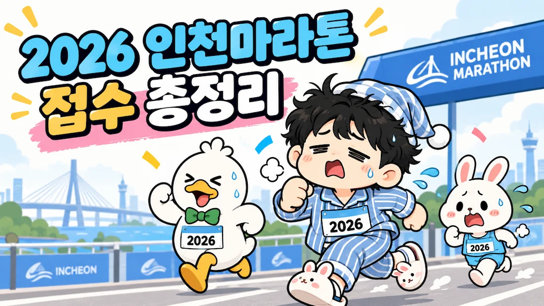2026 인천마라톤 접수 일정과 참가비를 안내
