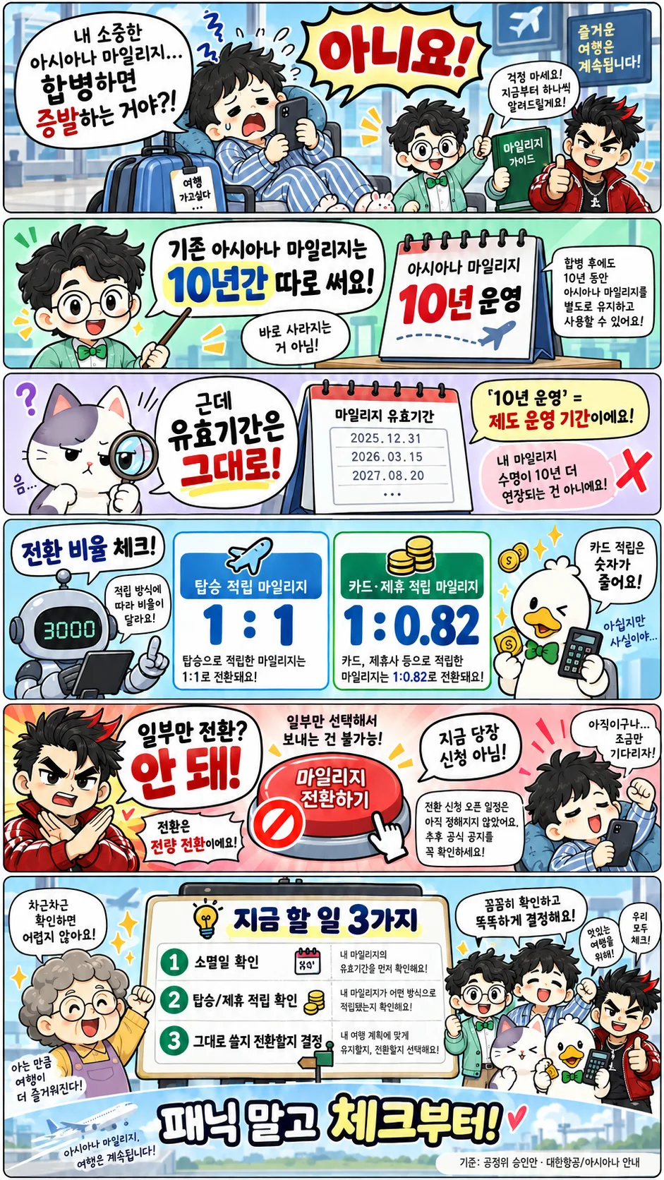 아시아나 마일리지 대한항공 전환 비율과 10년 별도 운영, 소멸 여부 설명
