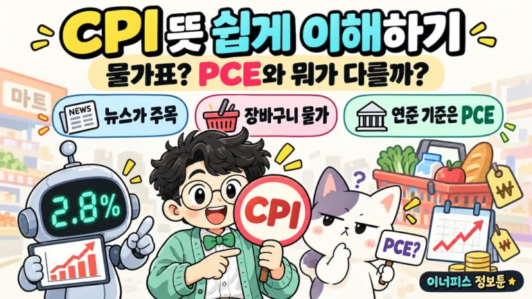 CPI 뜻 미국 소비자물가지수 발표일 예상치 주식 금리 쉽게 설명