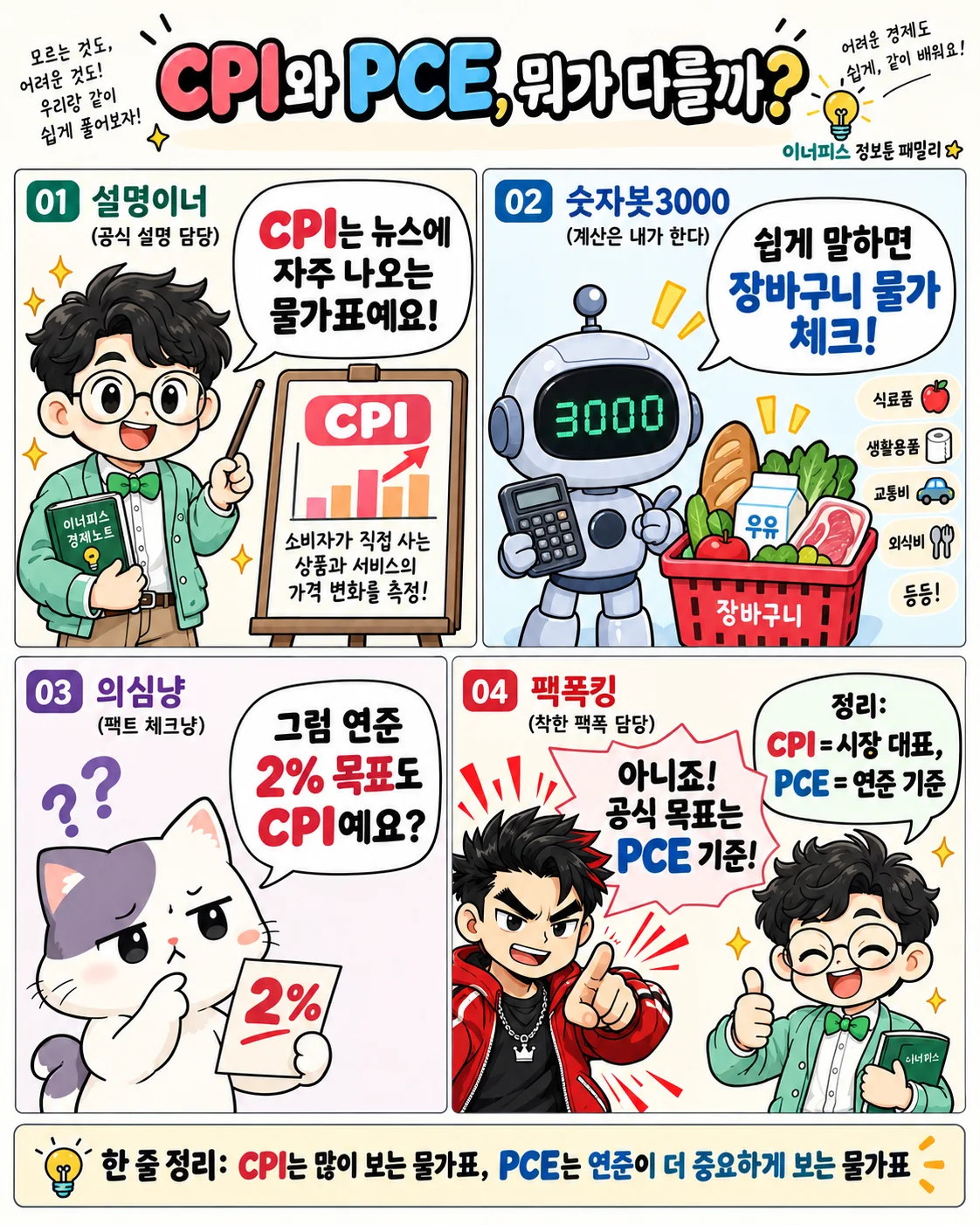 미국 CPI 전월비 전년비 근원 CPI 예상치 보는 법